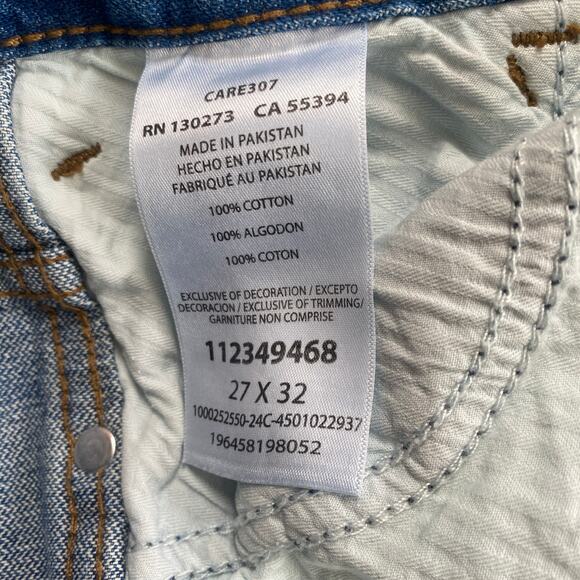 WRANGLER + STAUD the loose fit Jean 27x32 Light Wash Blue Wide Leg Mid Rise - Picture 10 of 12